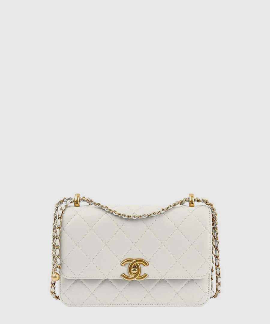 샤넬 스몰 플랩백 화이트 AS2649