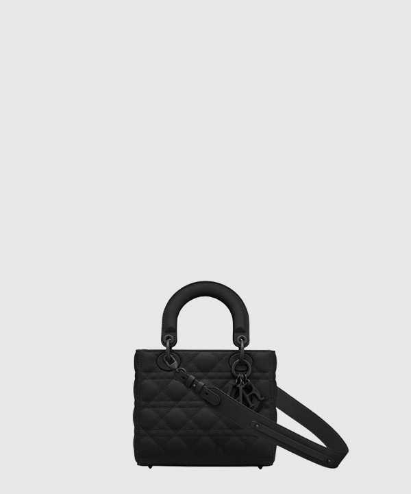 디올 Lady DIor MY ABCDior 스몰 백 블랙 매트 흑장 M0538