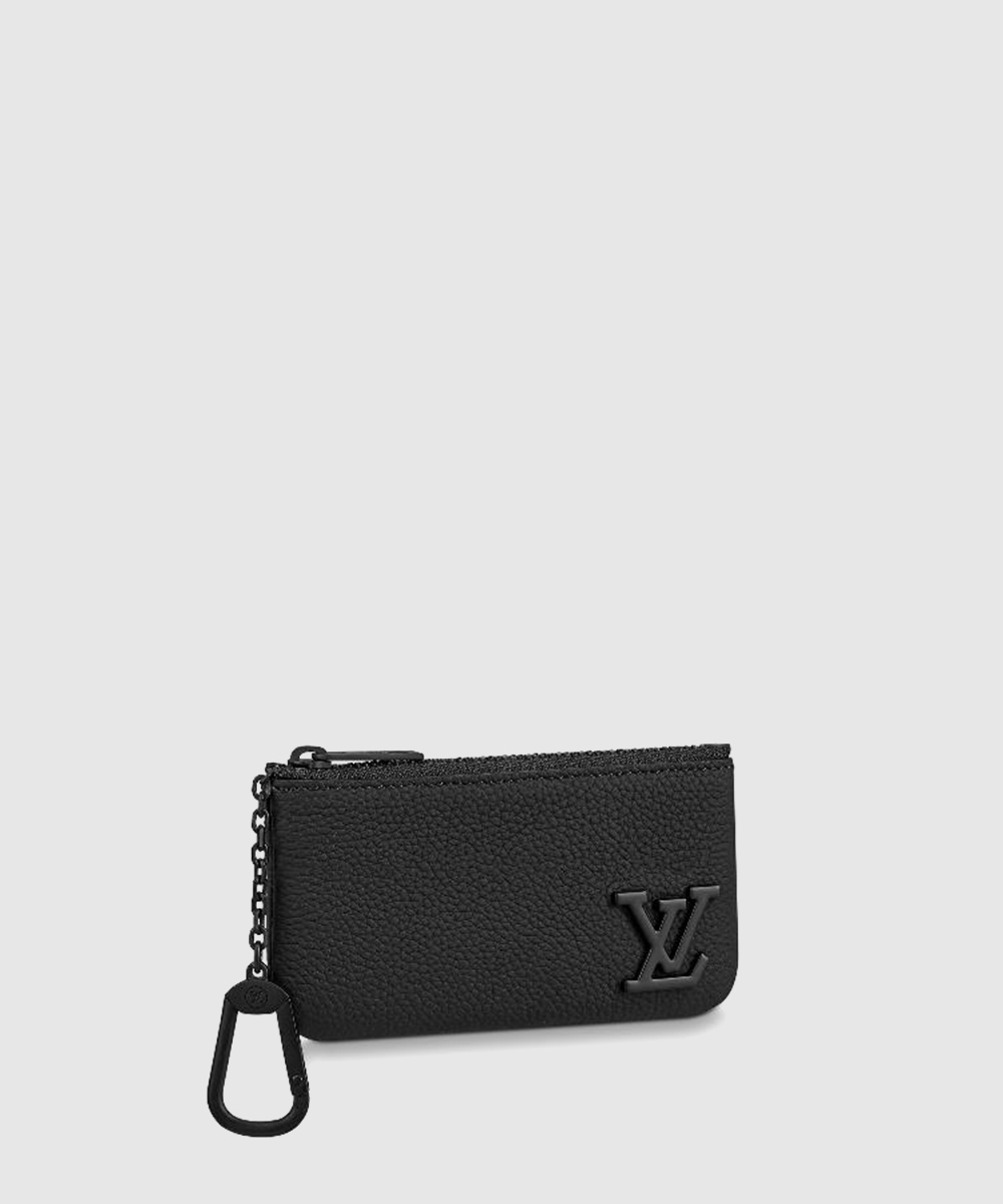 루이비통 포쉐트 클레 키 파우치 LV 에어로그램 블랙 M81031
