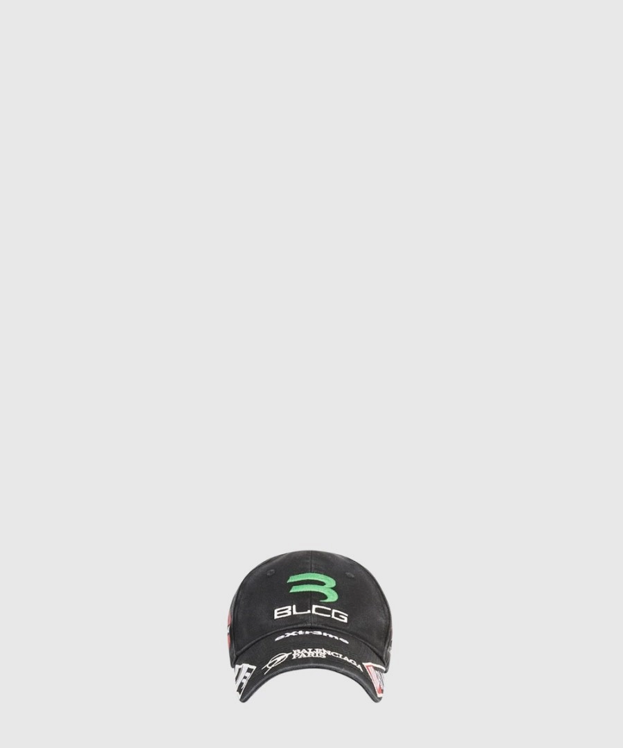 발렌시아가 게이머 엠브로이더 코튼 볼캡 661881