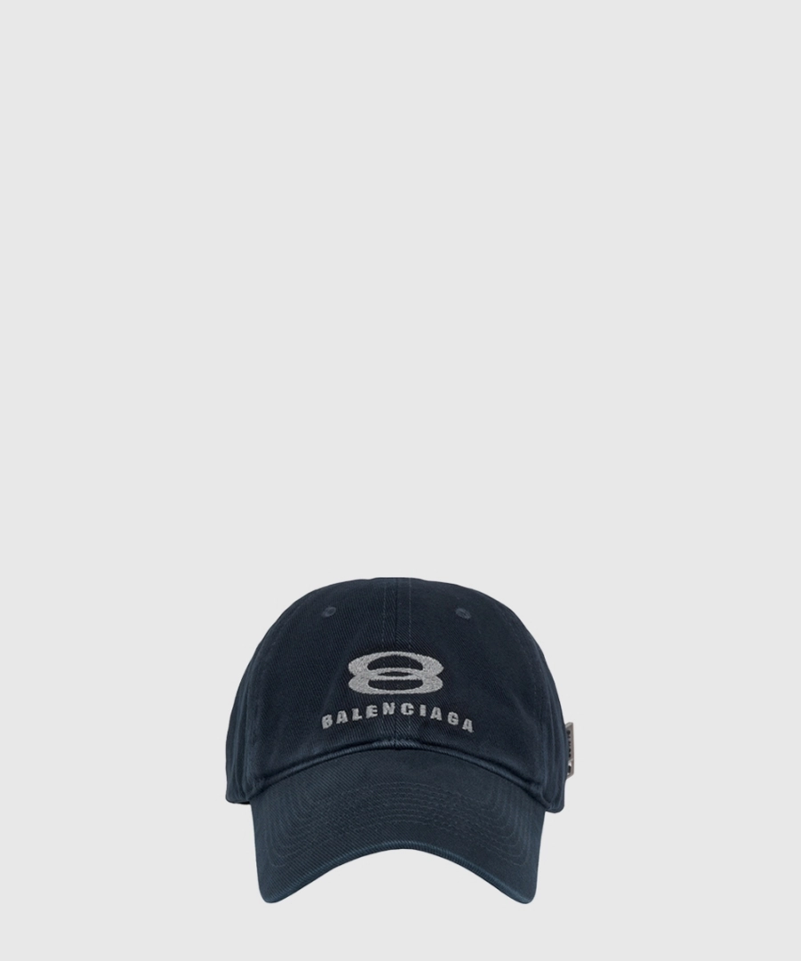 발렌시아가 유니티 스노우보드 캡 네이비 블루 680739
