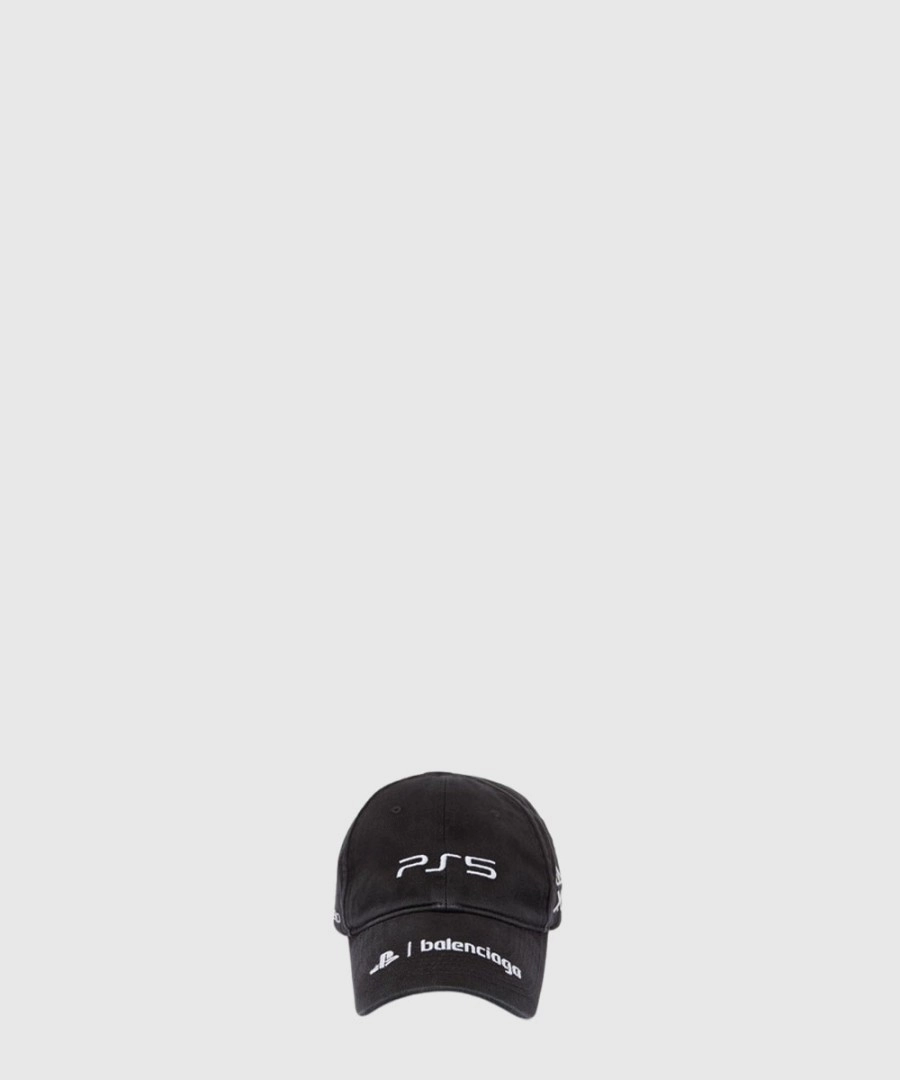 발렌시아가 PS5 베이스볼 캡 블랙 661879