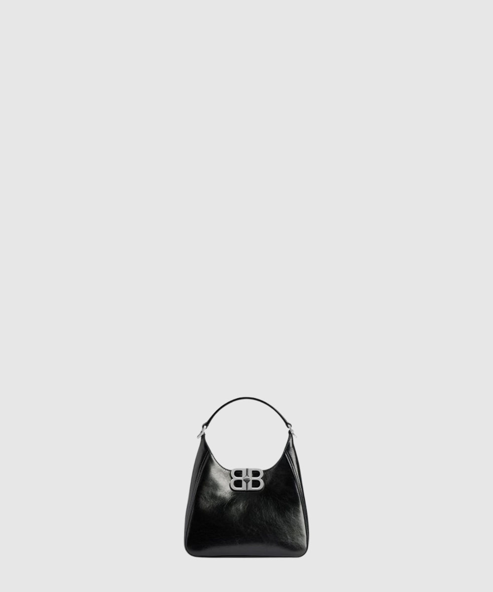 발렌시아가 BB 소프트 스몰 호보 백 블랙 801928