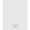 발렌시아가 크러쉬 XS 퀄트 체인 백 화이트 736016