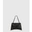 발렌시아가 크러쉬 라지 퀼티드 체인백 블랙 블랙 메탈 716332