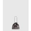 발렌시아가 크러쉬 스몰 토트백 메탈라이즈드 그레이 7429422
