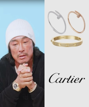 까르띠에 러브 브레이슬릿 클래식 파베 추성훈