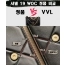 [제작 비교샷] - 샤넬 19 woc 블랙 골드 메탈