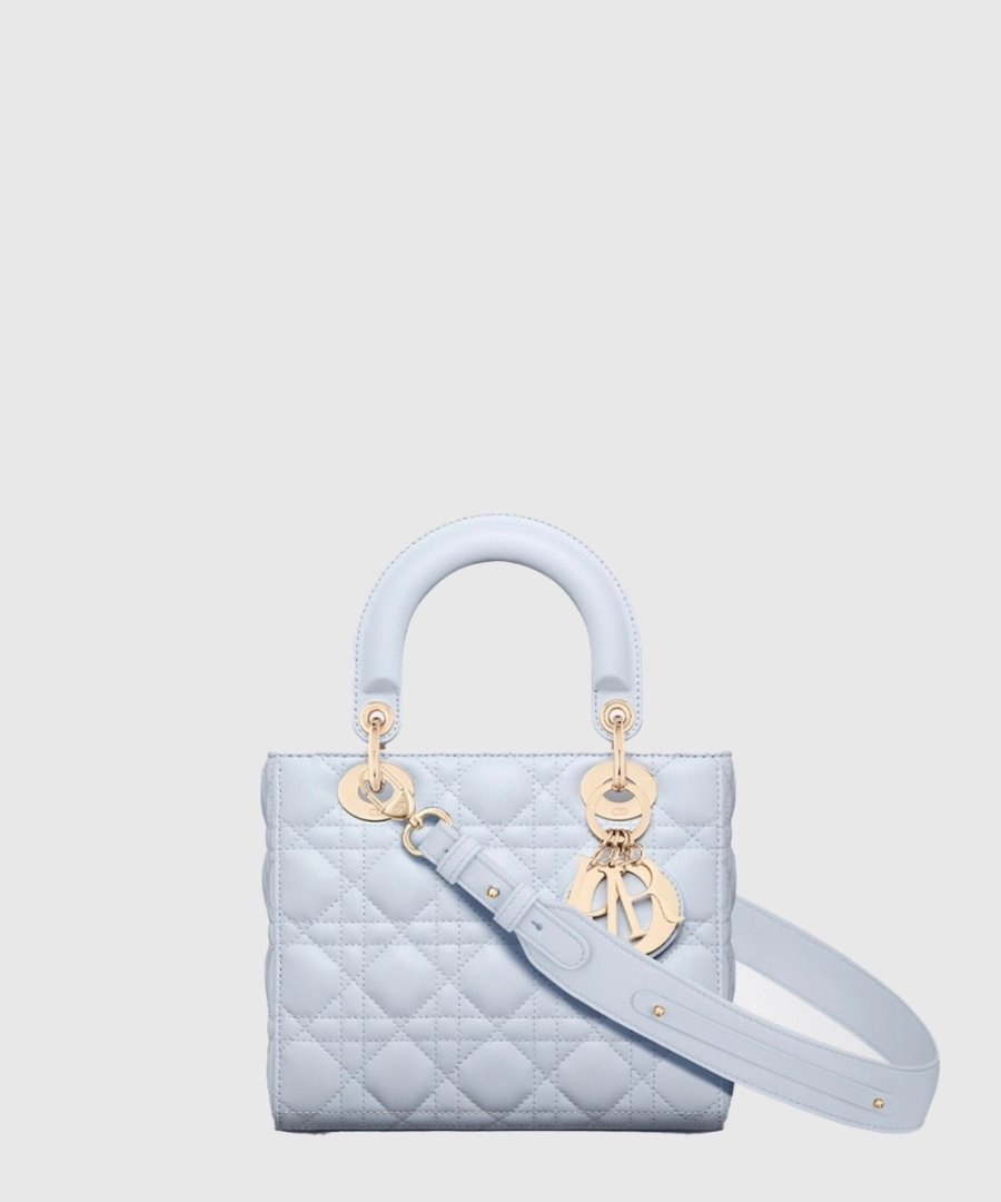 디올 Lady DIor MY ABCDior 스몰 백 셔츠 블루 M0538