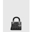 디올 Lady Dior 미니 백 블랙 새틴 M0500
