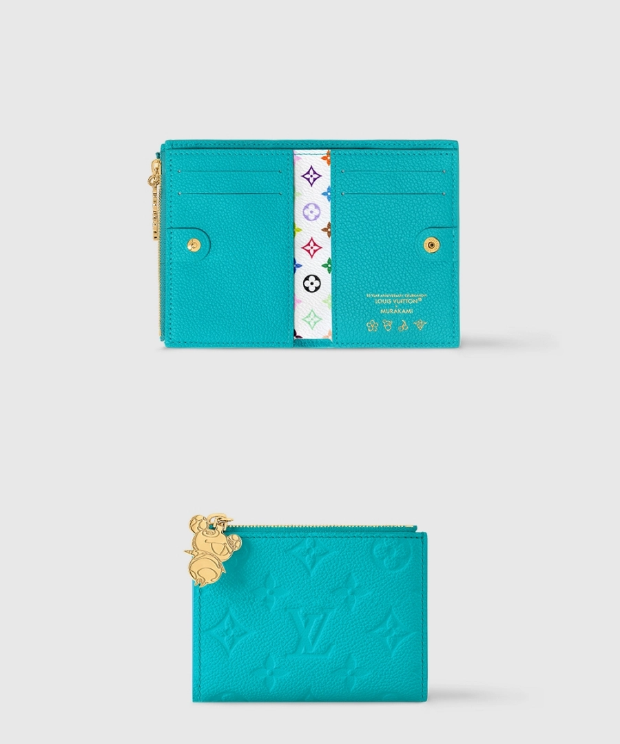 루이비통 LV x TM 리사 월릿 카비라 블루 M14089
