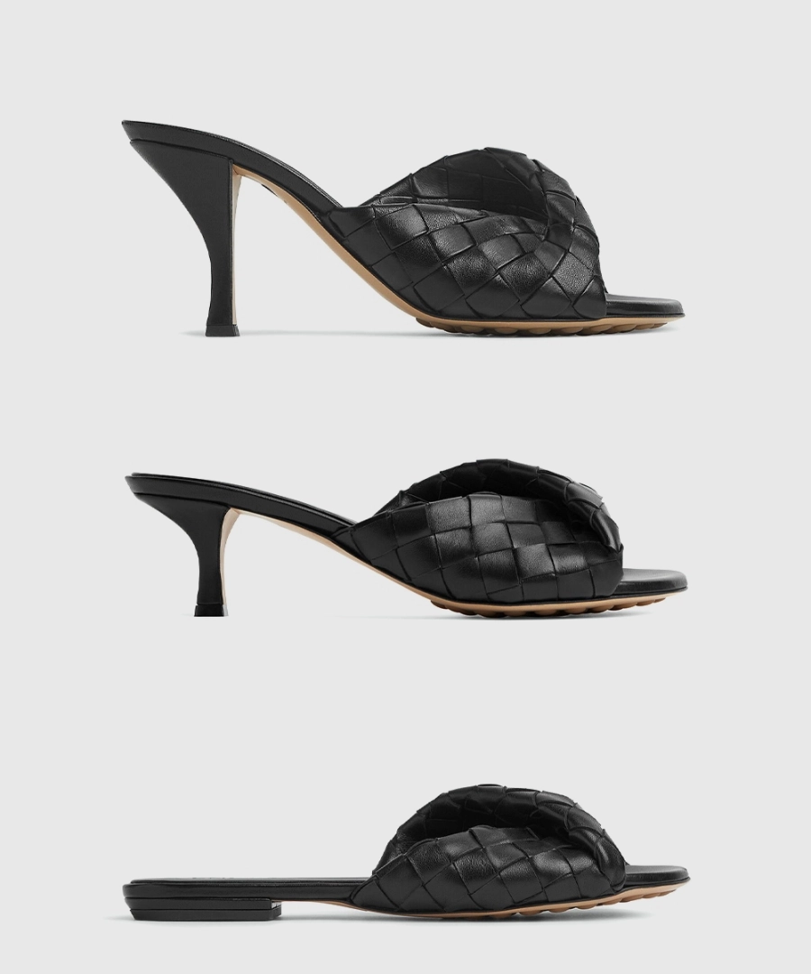 보테가베네타 블링크 뮬 블랙 3type