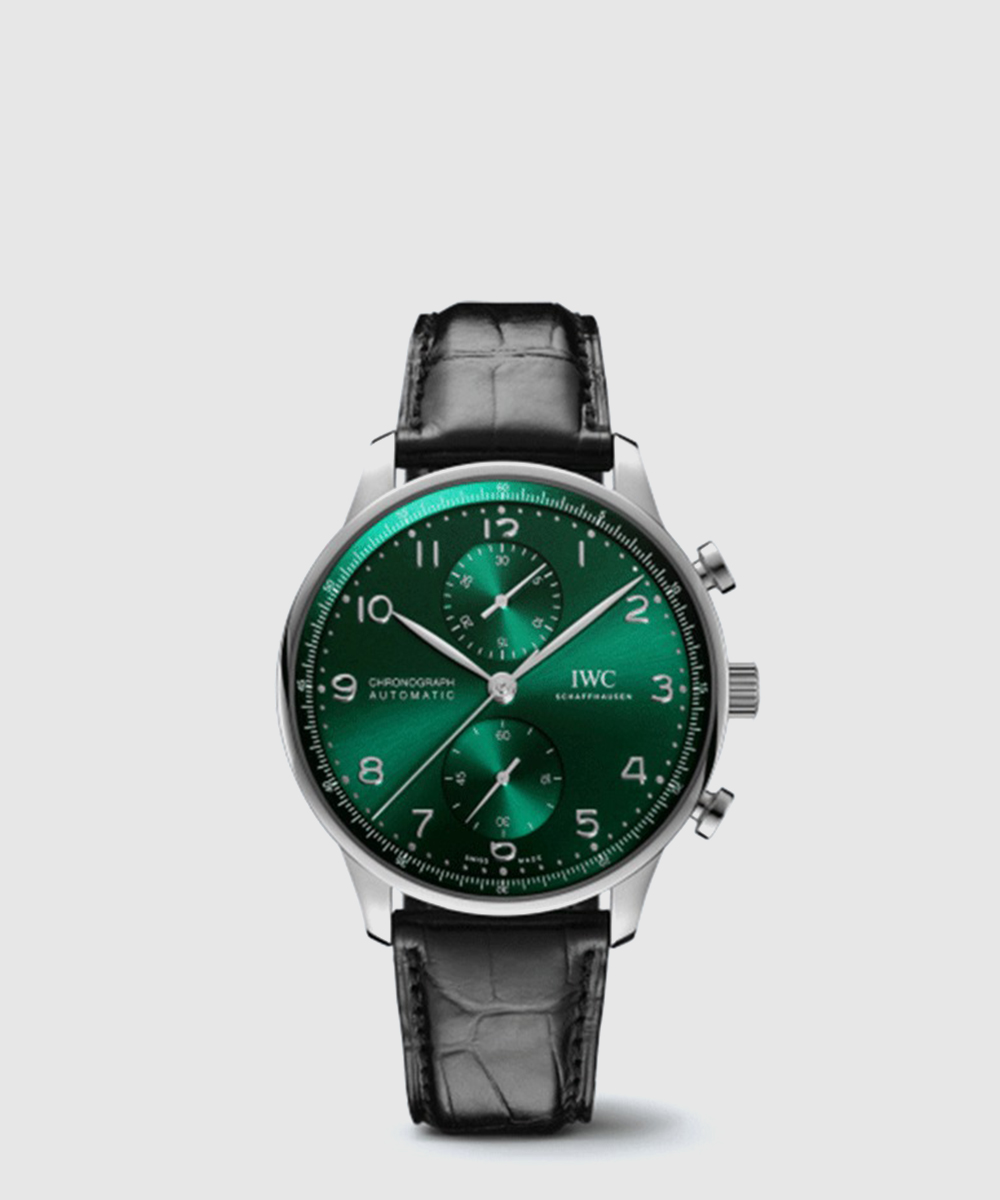 IWC 포르투기저 크로노그래프 그린 41mm IW371615