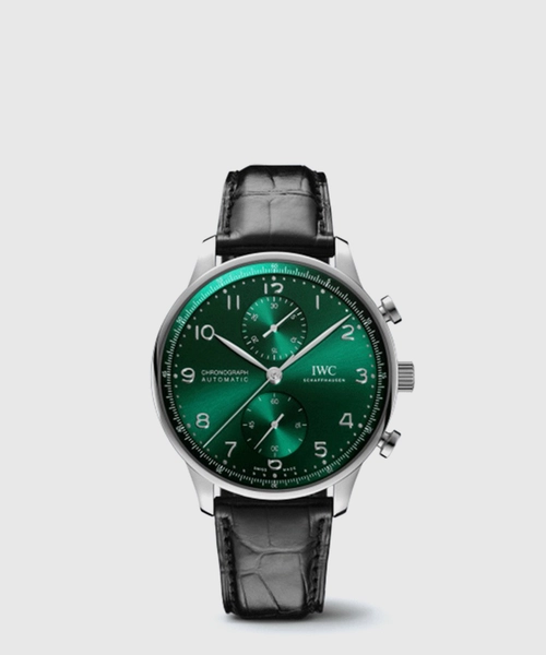 IWC 포르투기저 크로노그래프 그린 41mm IW371615