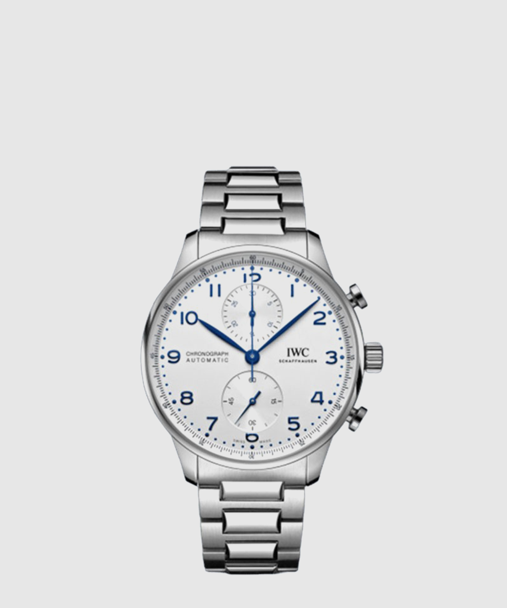 IWC 포르투기저 크로노그래프 실버 41mm IW371617