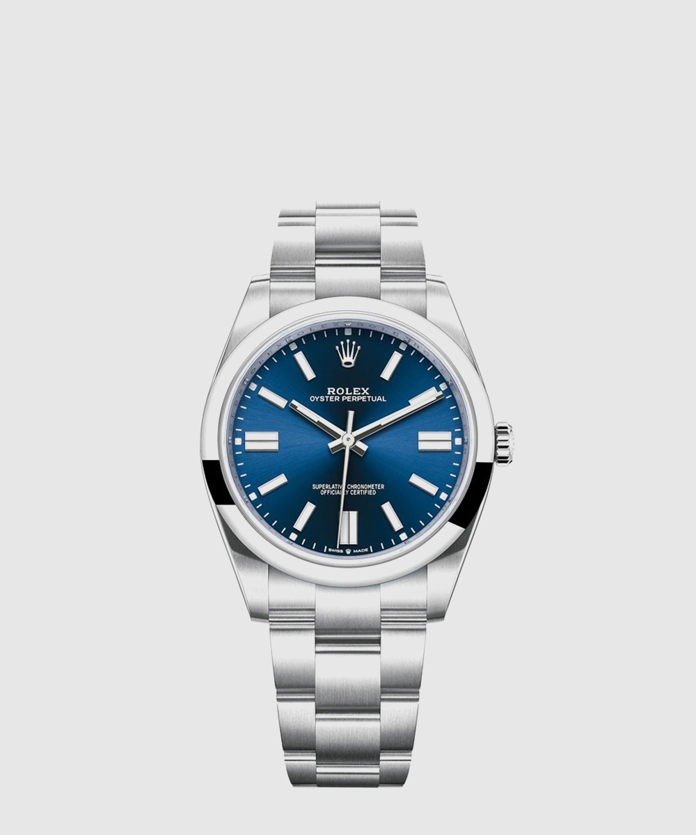 롤렉스 오이스터 퍼페츄얼 블루 41mm 124300