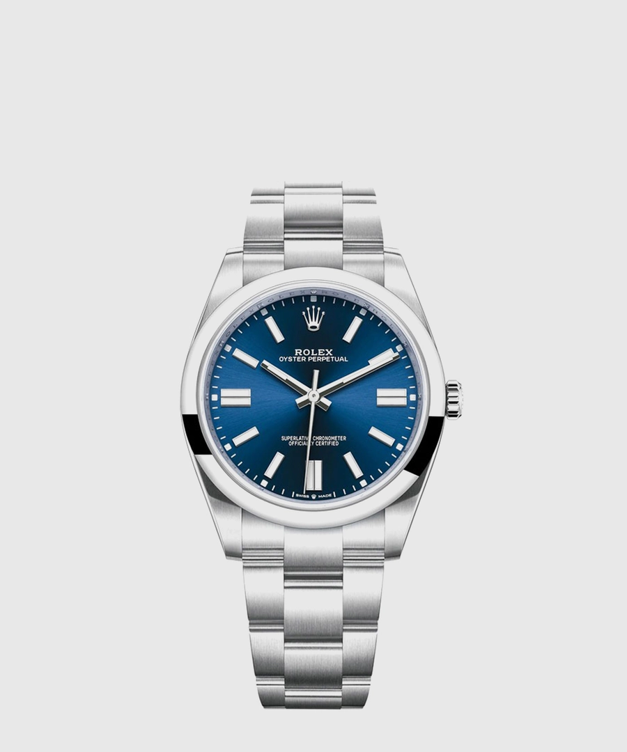 롤렉스 오이스터 퍼페츄얼 블루 41mm 124300