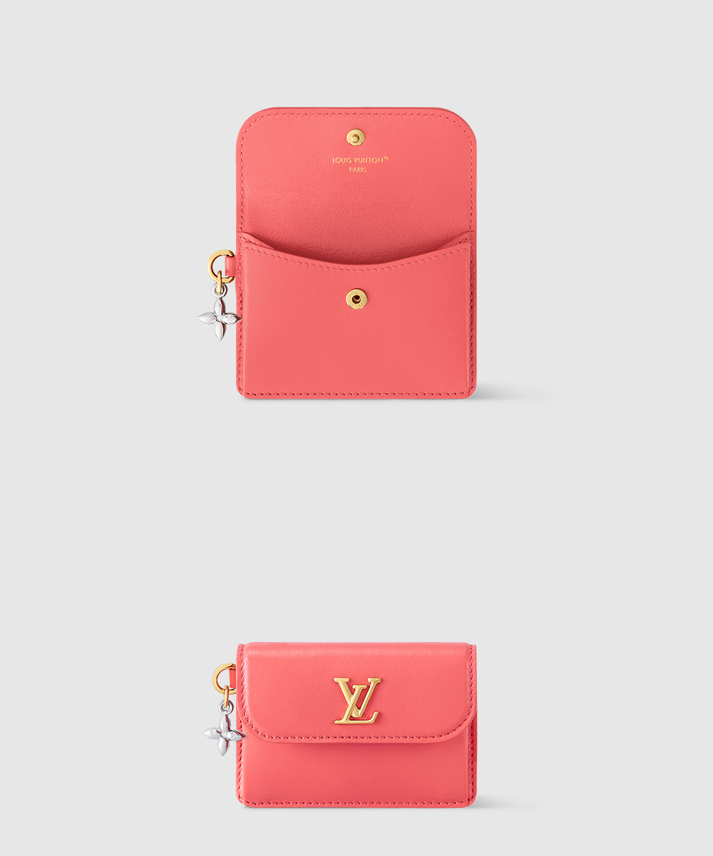 루이비통 타이니 렉토 벌소 카드 홀더 LV 블룸 스위트 코랄 M14615