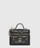 샤넬 미니 백참 클래식 탑핸들 블랙 AP4897