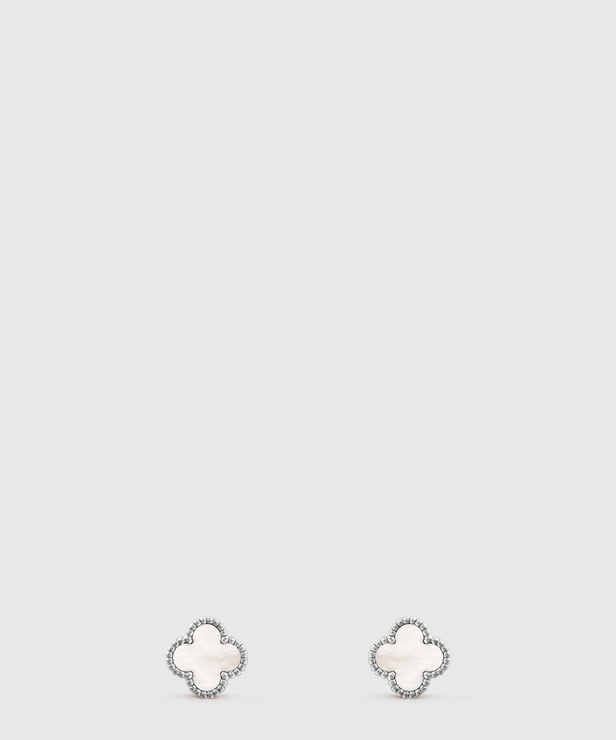 반클리프 아펠 스위트 알함브라 이어링 화이트 골드 마더오브펄 12000