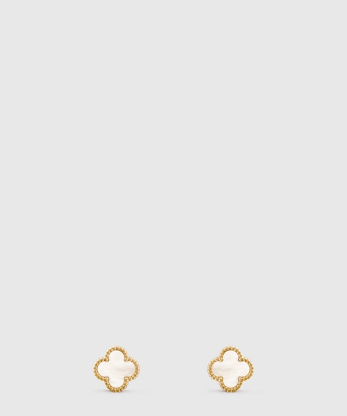 반클리프 아펠 스위트 알함브라 이어링 옐로우 골드 마더오브펄 44800