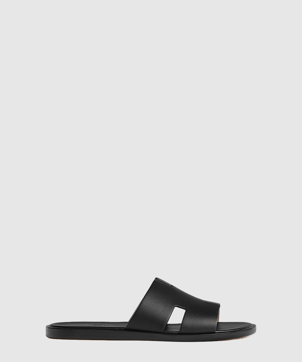 에르메스 이즈미르 샌들 카프스킨 누아 H041141