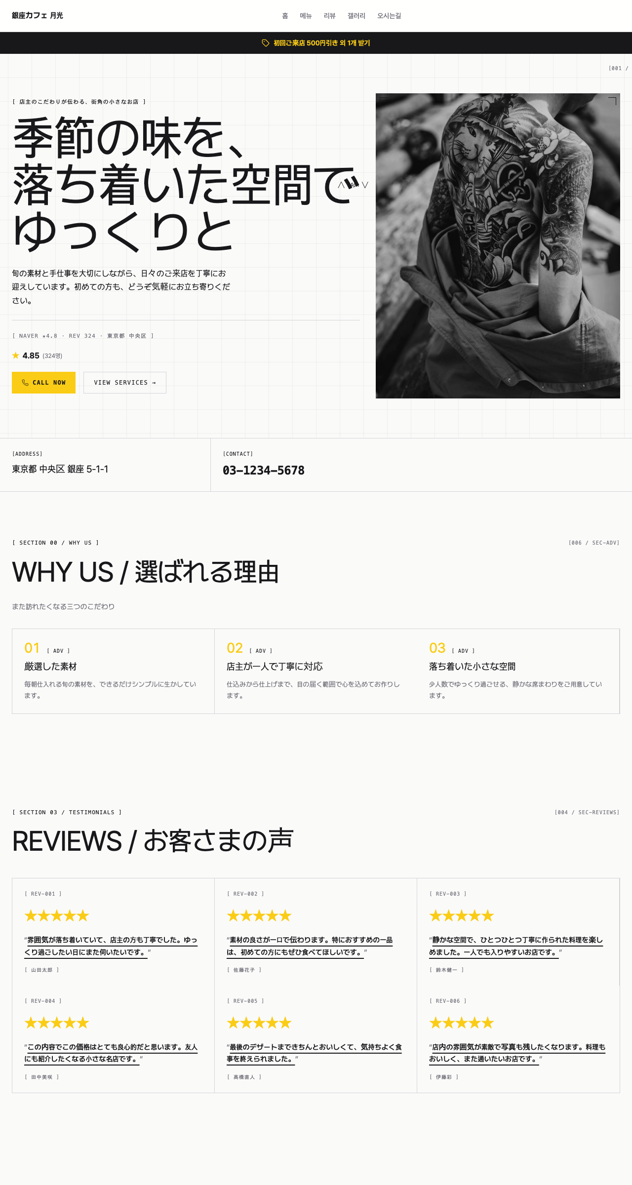 워크샵 テンプレートのプレビュー