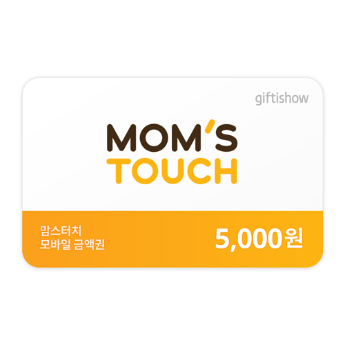 맘스터치 모바일 금액권 5천원권