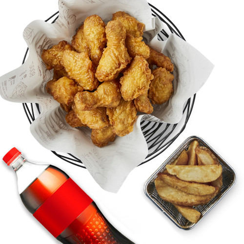 허니콤보웨지감자세트