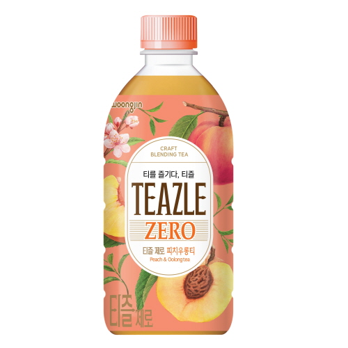 웅진)티즐제로피치우롱티500ml