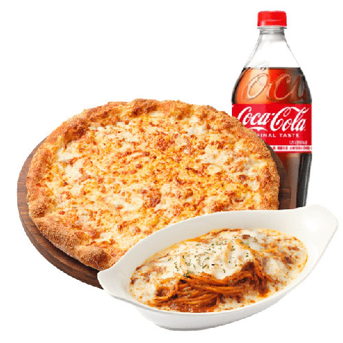 (오리지널) 치즈 러버 M + 리치치즈파스타 + 콜라 1.25L