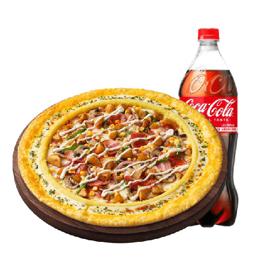 피자헛 베이컨포테이토 리치골드 L + 콜라 1.25L