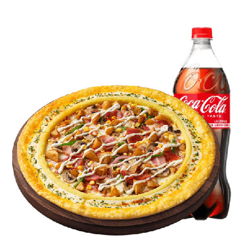 피자헛 베이컨포테이토 리치골드 M + 콜라 1.25L