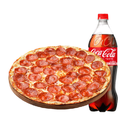 피자헛 (씬) 페페로니 러버 L + 콜라 1.25L