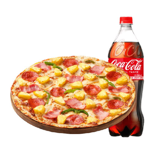 피자헛 (씬) 알로하 하와이 L + 콜라 1.25L