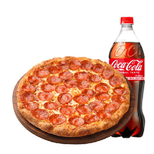 피자헛 (오리지널) 페페로니 러버 L + 콜라 1.25L