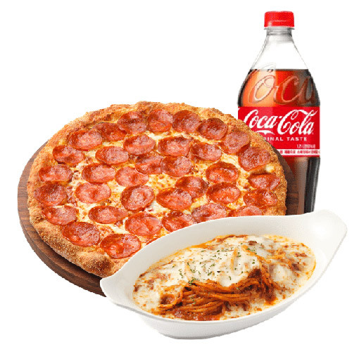 (오리지널) 페페로니 러버 M + 리치치즈파스타 + 콜라 1.25L