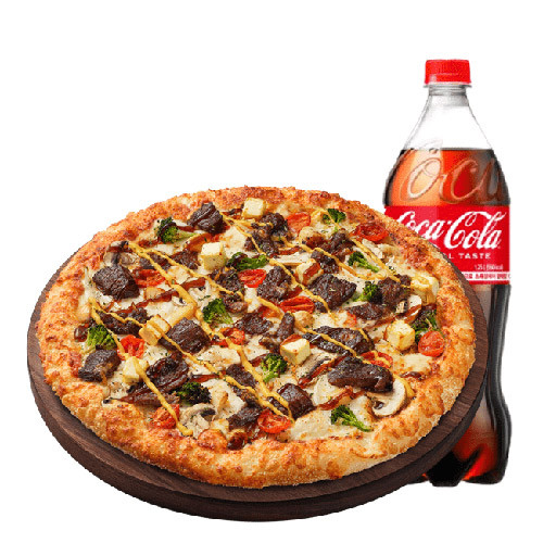 피자헛 립스테이크 오리지널 L + 콜라 1.25L