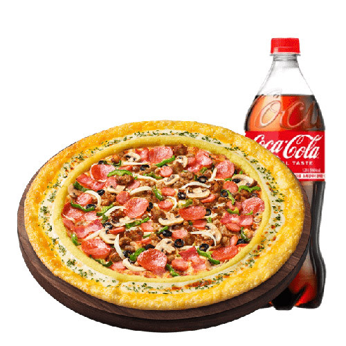 피자헛 수퍼슈프림 리치골드 M + 콜라 1.25L