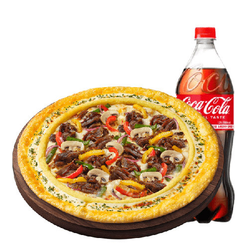 피자헛 직화불고기 리치골드 L + 콜라 1.25L