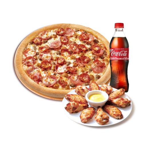 오리지널 올미트(L)+파파스 윙+코카-콜라500ml