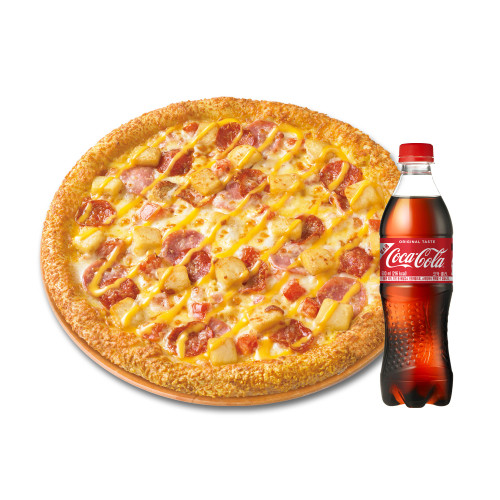 오리지널 위스콘신 치즈 포테이토(L)+코카-콜라500ml