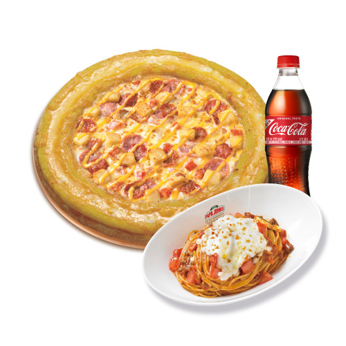 골드링 위스콘신 치즈 포테이토(L)+파파스 파스타(미트)+코카-콜라500ml