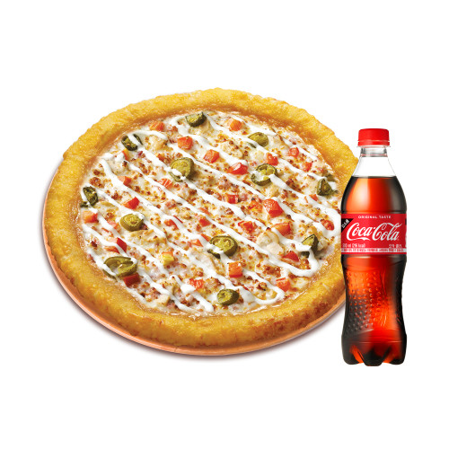 치즈롤 스파이시 치킨랜치(L)+코카-콜라500ml