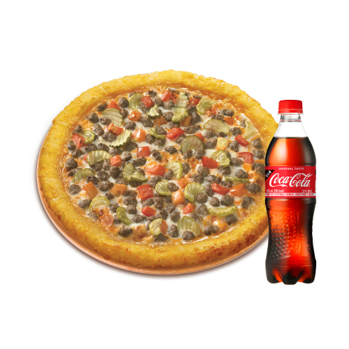 치즈롤 더블 치즈버거(L)+코카-콜라500ml