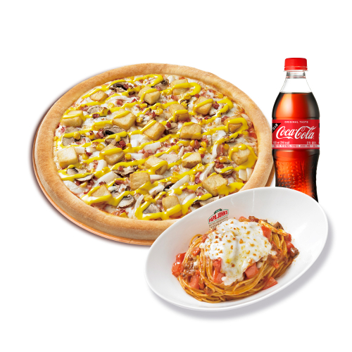 오리지널 아이리쉬 포테이토(L)+파파스 파스타(미트)+코카-콜라500ml