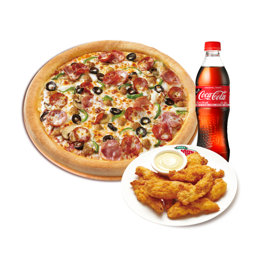 오리지널 수퍼 파파스(L)+치킨 스트립+코카-콜라500ml