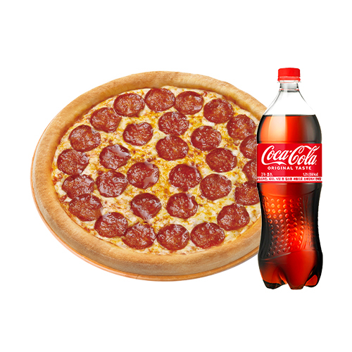 오리지널 페퍼로니(F)+코카-콜라1.25L