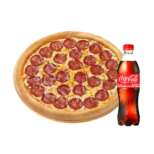 오리지널 페퍼로니(L)+코카-콜라500ml