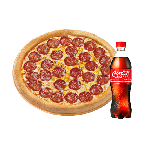 오리지널 페퍼로니(L)+코카-콜라500ml